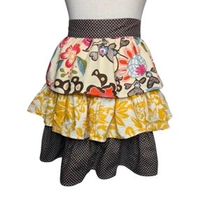 Pier 1 Imports Tiered Ruffle Half Apron